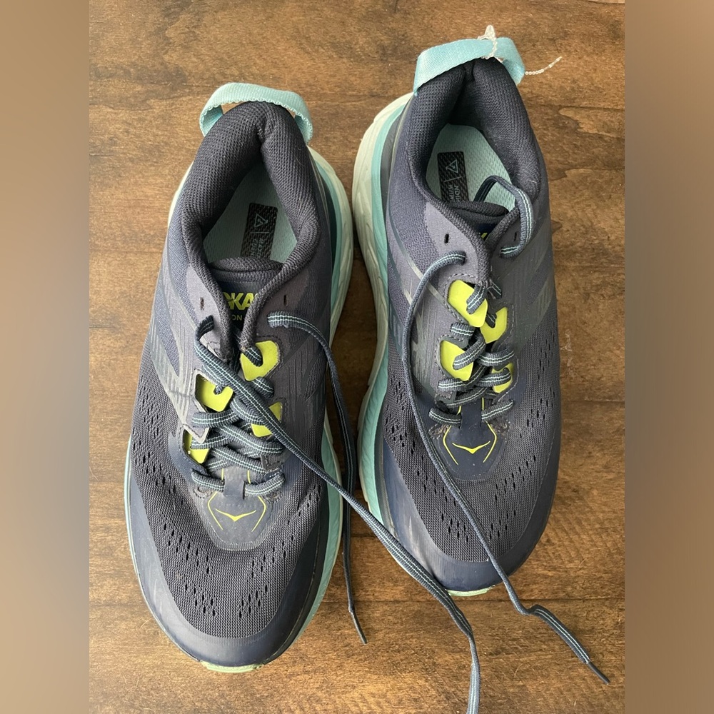 Hoka running shoes, size 8
